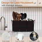 Czlizdyt Large Kitchen Utensil Holder, Drainage Utensil Caddy - Image 2