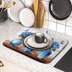 Giwawa Blue Hydrangea Dish Drying Mat - Image 5