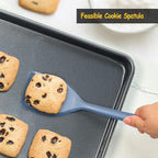 Silicone Spatula Set, 600°F Heat Resistant Silicone Spatula Turner Flipper - Image 8