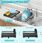 ANTOPY Dish Drying Rack in Sink, Expandable Rustproof Dish Rack - Image 4
