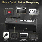 Knife Sharpener Electric for Kitchen Knives, - Image 4