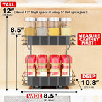 SpaceAid Pull Out Spice Rack Organizer - Image 2