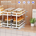 Mustorn Pull Out Spice Rack Organizer - Image 2