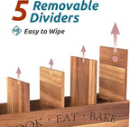 Suli Acacia Wood Utensil Holder - Image 4