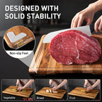 Extra Large Teak Wood Cutting Board 20inch - Image 6