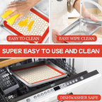 Baking Sheet with Silicone Baking Mat Set, CEKEE Stainless Steel Baking Sheet - Image 6
