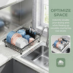 Expandable in Sink Dish Drying Rack - Image 5