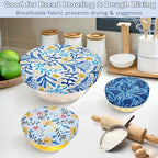 5-Size Reusable Beeswax Bowl Covers - Image 4