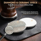 The Original Patented Knife Sharpener Kit, 4 Replaceable Ceramic Grinding Discs - Image 6