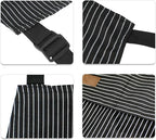 NLUS 2 Pack Kitchen Cooking Aprons, Adjustable Bib Soft Chef Apron - Image 5