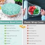 5-Size Reusable Beeswax Bowl Covers - Image 7