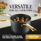 Farberware Forged Induction Ceramic Cookware Nonstick Saucepan - Image 3