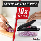 Mueller Pro-Series 10-in-1, 8 Blade Vegetable Chopper, Mandoline Slicer - Image 3