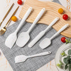 Silicone Spatula Set, 5 Piece Food Grade Rubber Spatulas - Image 7