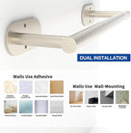 RUACQ Paper Towel Holder Under Cabinet, Wall Mounted or Adhesive Stainless - Image 4