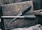 Professional Carbon Steel Black Knife Sharpening Steel - Image 7