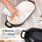 Dutch Oven for Sourdough Bread Baking – Enamelled Cast Iron Bread Loaf Pot – - Image 4