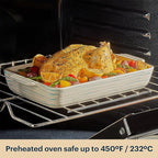 Pyrex 3-Piece Ceramic Bakeware Set, Nonstick Casserole Dish - Image 7