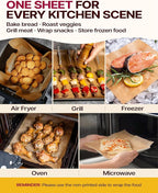 Katbite Parchment Paper Sheets 360 PCS, 12x16 Inches Precut Unbleached Baking - Image 7