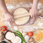AISOSO French Rolling Pin, 17.7 Inches Wood Rolling Pins - Image 3