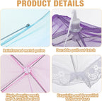 Tanlade 16 Pcs Mesh Food Cover Food Tent Set Reusable Collapsible Pop up Food - Image 3