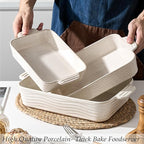 Ceramic Baking Dish Set of 3, Casserole Dishes - Image 6