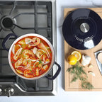 Martha Stewart Gatwick 4 Quart Enamel Cast Iron Dutch Oven - Image 10
