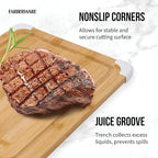 Farberware Nonslip Bamboo Cutting Board - Image 5