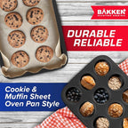 Baking Set – 10 Piece – Deluxe Non Stick Black Coating Inside and Outside – - Image 5