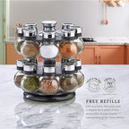 Kamenstein Ellington 16 Jar Revolving Spice Rack - Image 6
