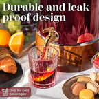 FOODLE Large Glass Drink Dispenser - Image 5