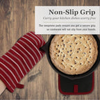 Cuisinart Neoprene Oven Mitts and Potholder Set-Heat Resistant Oven Gloves to - Image 6