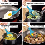Zulay Kitchen Non-Stick Cooking Utensils Set - Image 3