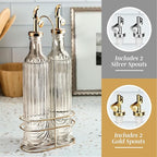 COOK WITH COLOR Glass Olive Oil Bottle Dispenser - Image 4