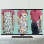 BOUMUSOE 3 Pack Floral Aprons - Image 2