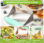 Spring Chef XL Stainless Steel Pastry Cutter Tool - Image 5