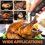 1 Second Instant Read Food Thermometer Rechargeable Meat Thermometer Digital - Image 3