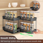 2 Pack Pull Out Spice Rack Organizer - Image 5
