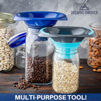 Kitchen Canning Funnel – Collapsible Silicone Food Funnel - Image 7