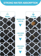 Dish Drying Mat for Kitchen Counter, Hide Stain Anti Absorbent for Kitchen - Image 2