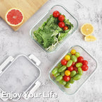10 Pack Borosilicate Glass Meal Prep Containers - Image 6