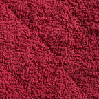 DII Basic Terry Collection Quilted 100% Cotton, Barn Red, 3 Piece - Image 4