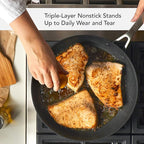 KitchenAid Hard Anodized Induction Nonstick Fry Pan/Skillet - Image 4