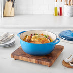 Amazon Basics Enameled Cast Iron Dutch Oven Pot - Image 6