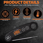 1 Second Instant Read Food Thermometer Rechargeable Meat Thermometer Digital - Image 6