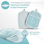 Casa Platino Oven Mitts and Pot Holders Sets, 8-Piece – 500°F Heat Resistant - Image 3