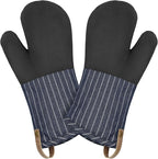 Cuisinart Heritage Kitchen Oven Mitts – Heat-Resistant Kitchen Mitts by BestBrands
