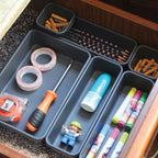TENABORT 42 Pack Interlocking Desk Drawer Organizer Tray Dividers Plastic - Image 5