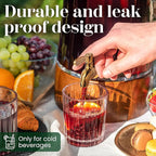 FOODLE Glass Drink Dispenser - Image 4