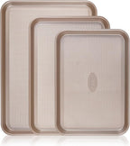 Baker's Secret Baking Sheet Pan Set, 3x Cookie Sheets by BakersSecret